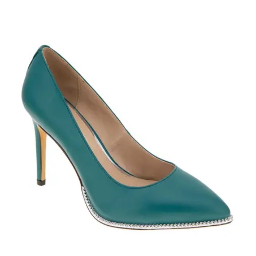 Bcbgeneration Elegant Teal Closed Toe Stiletto Pu… - image 1